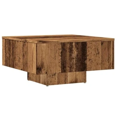 Image de vidaXL Table basse vieux bois 60x60x31,5 cm d&#039;ingénierie856550