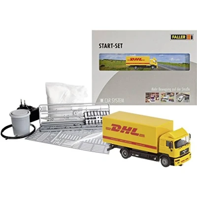 Afbeelding van Faller Car Systeem Start Set Vrachtwagen DHL modelbouwsets, hobbybouwspeelgoed voor kinderen, modelverf en accessoires