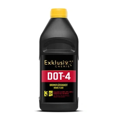 Afbeelding van Exclusieve chemische remvloeistof, DOT 4, 1000 ml, voor remsysteem met ABS, TCS en ESP/DSC, remvloeistof van merkkwaliteit, geoptimaliseerde remvoering