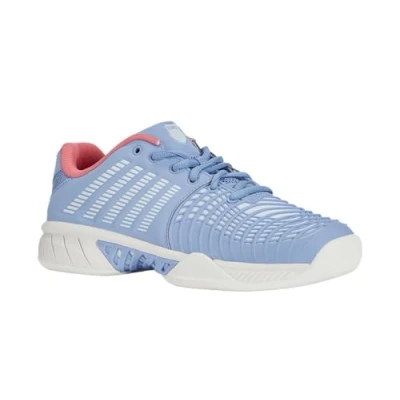Afbeelding van K SWISS Express Light Tennisschoenen voor alle ondergronden, Dames, Maat: 37, Open air bright white strawberry ice Mesh