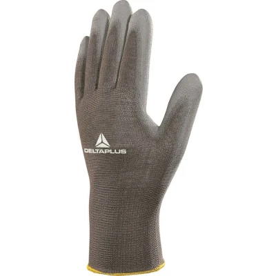Afbeelding van Delta Plus polyester handschoen VE702PG PU grijs mt 8