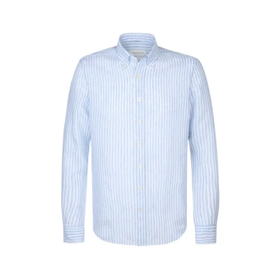 Afbeelding van Profuomo Overhemd, Heren, Maat: 40, Blue