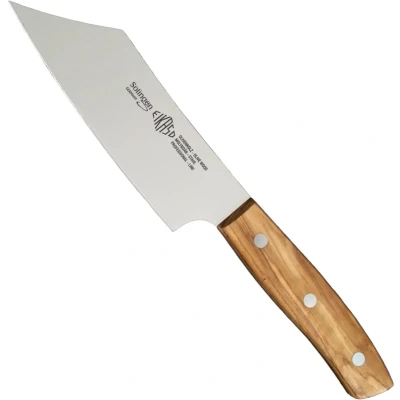Afbeelding van Eikaso Solingen Professioneel Koksmes 15 cm G Line Olijfhouten Handvat Molybdeenstaal
