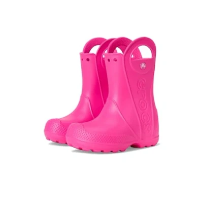 Afbeelding van Crocs Handle It Rain Boot T Regenlaarzen, uniseks, kinderen, Roze (Crush)