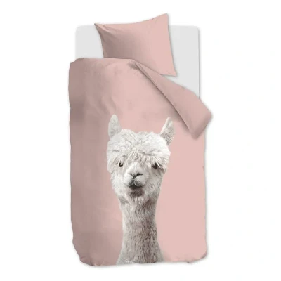 Afbeelding van Ambiante Alpaca dekbedovertrek Eenpersoons 140x200/220 Perzik