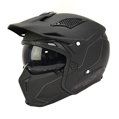 Afbeelding van MT HELMETS Streetfighter SV Jethelm Motorhelm Mat zwart Maat S