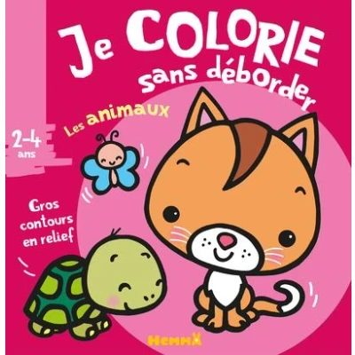 Image de Je colorie sans déborder (2 4 ans) Les animaux Avec gros contours en relief !
