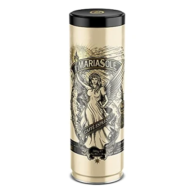 Afbeelding van Mariasole Caffè Espressobonen 500 g in hoogwaardige doos Nieuw design smaak Gelegant, koffiebonen voor koffiezetapparaat en filterhouder Traditionele roest op houtvuur,