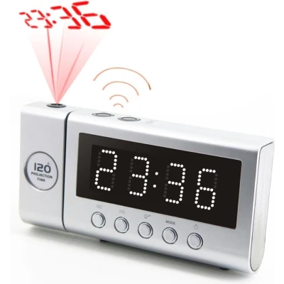 Afbeelding van Soundmaster Fur6100si Wekkerradio Met Projectie, Jumbo Display, Dubbel Alarm En Voorkeurzenders