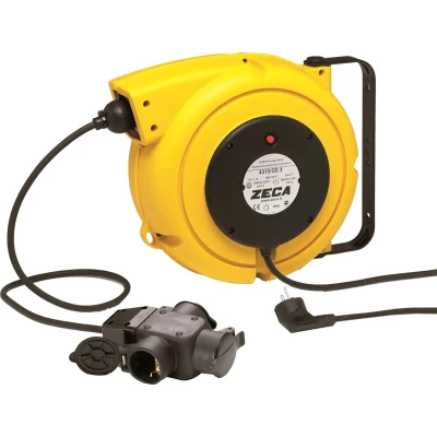 Afbeelding van ZECA KABELHASPEL 4315/GS3 230V 3x1.5, 14+1 METER STEKKERBLOK