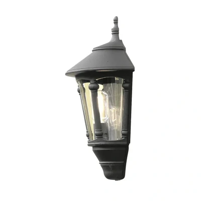Afbeelding van Konstsmide Virgo 569 750 Buitenlamp (wand) Spaarlamp, LED E27 60 W Zwart