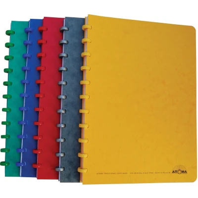 Afbeelding van Atoma Classic Schrift, Ft A5, 144 Bladzijden, Commercieel Geruit, Geassorteerde Kleuren Schrift
