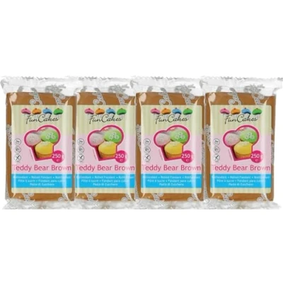 Afbeelding van FunCakes Suikerpasta Tiger Brown 250 g
