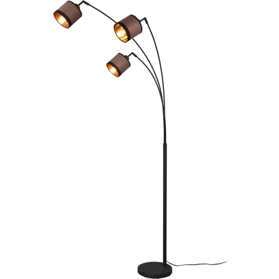 Afbeelding van REALITY DAVOS Vloerlamp Zwart mat excl. 3x E14 28W