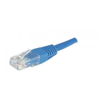 Afbeelding van generic Verbindingskabel RJ 45 (M) naar 5 m UTP CAT 5e gevormd blauw