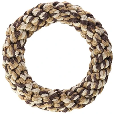 Afbeelding van Trixie Gekleurde touw ring