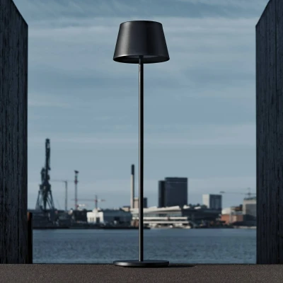 Afbeelding van LOOM DESIGN LED oplaadbare vloerlamp Modi, CCT, RGB, zwart