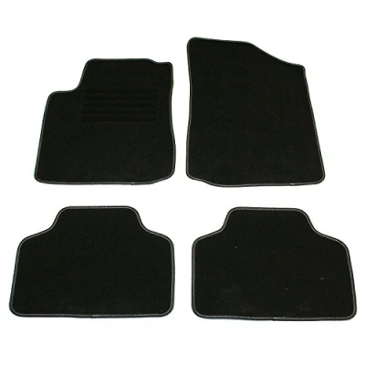 Afbeelding van DBS, vloermatten, auto, semi op maat gemaakt, 4 stuks: Voor en achter, antislip