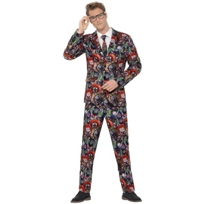 Afbeelding van Evil Clown Stand Out Suit Maat M