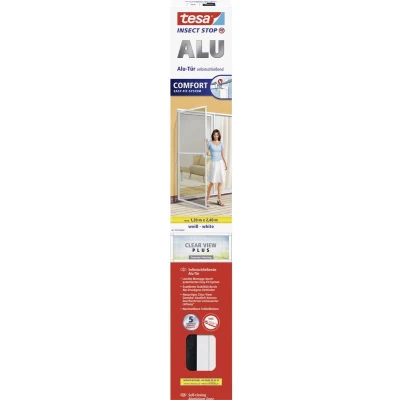 Afbeelding van tesa ALU COMFORT Vliegenhor voor deur (b x h) 1200 mm 2400 Wit 1 stuk(s)