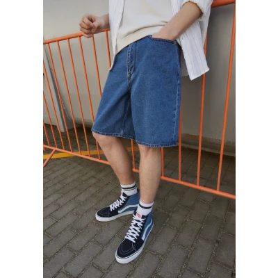 Afbeelding van Vans SK8HI Unisex Sneakers hoog, Maat: 38, Navy Schoenen