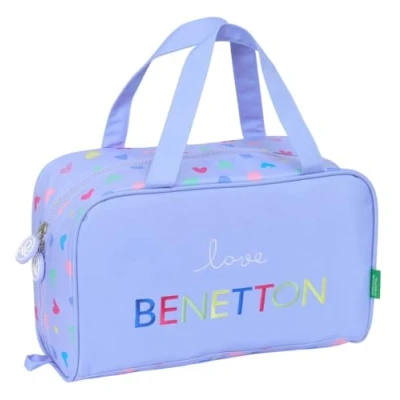 Afbeelding van Reistasje Benetton Lila 31 x 14 19 cm