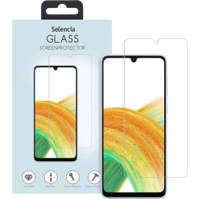 Afbeelding van Selencia Screenprotector Geschikt voor Samsung Galaxy A34 (5G) Tempered Glass Gehard Glas