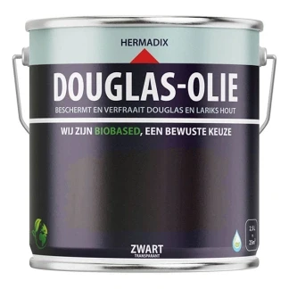 Afbeelding van Hermadix Douglas Olie, 2.5 liter, zwart
