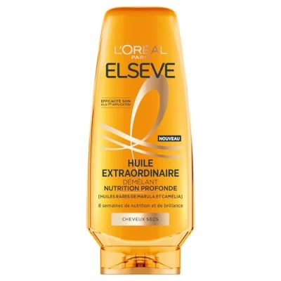 Afbeelding van L&#039;Oréal Paris Elseve buitengewone olie, diepe voeding, zeldzame oliën, marula en camelia, 200 ml