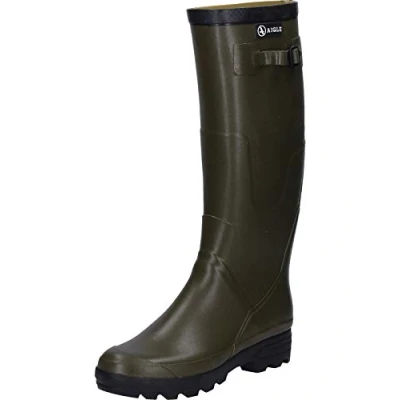 Afbeelding van Aigle Benyl M Regenlaarzen, Heren, Maat: 46, Khaki Natuurrubber