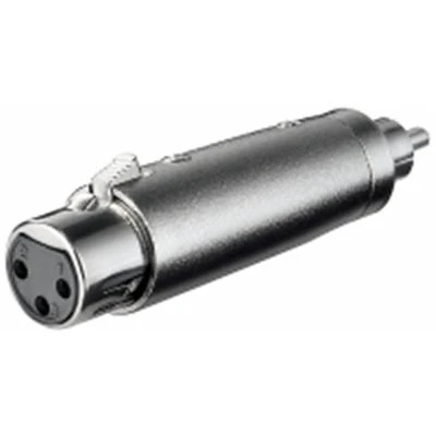 Image de Adaptateur XLR femelle 3pins &gt; RCA mâle