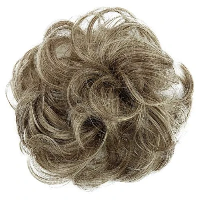 Image de CAISHA Postiche Choucho Avoir Les Cheveux Relevés Volumineux Bouclé Chignon Blonde Brune G22A