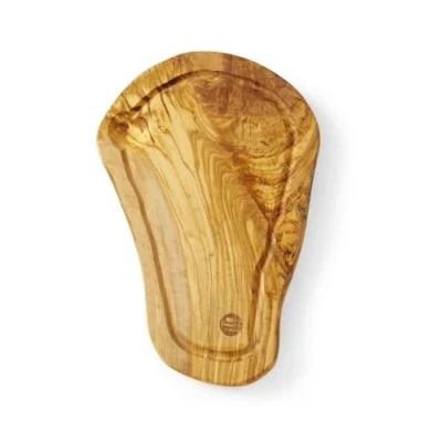 Afbeelding van Borrelplank met groef olijfhout