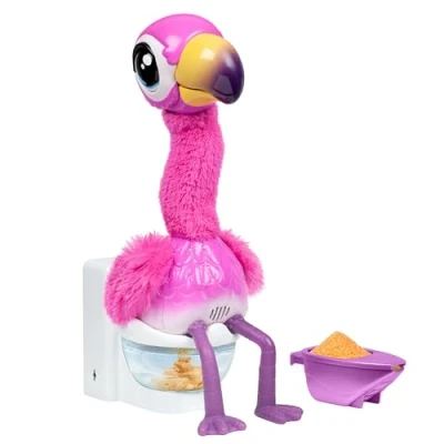 Afbeelding van Spectron Gotta Go Flamingo knuffel 33 cm in de kleur Roze
