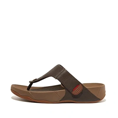 Afbeelding van Fitflop Trakk II Slide sandaal voor heren, Chocolade bruin