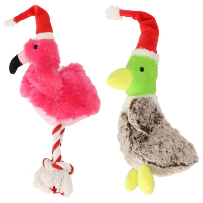 Afbeelding van Adori Speelgoed Kerst Vogelrock Hondenspeelgoed 40x18x12 cm Multi Color