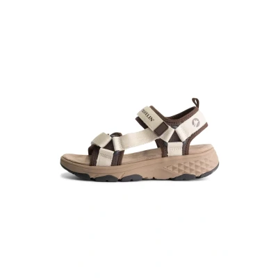 Afbeelding van Travelin Angvik Outdoorsandalen, Dames, Maat: 37, Off white Pu