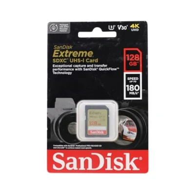 Afbeelding van Sandisk SDXC Extreme 128GB