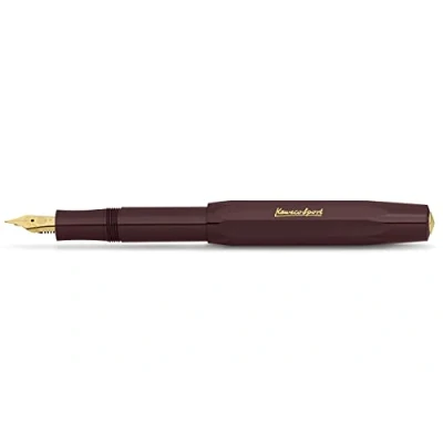 Afbeelding van Kaweco Classic Sport Vulpen Extra Broad punt Bordeaux