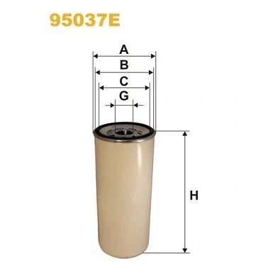 Afbeelding van WIX FILTERS 95037E Brandstoffilter Opschroeffilter RENAULT TRUCKS: Magnum