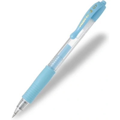 Afbeelding van Pilot G 2 Gel Ink Pastel Blauwe Rollerball pen Medium Tip