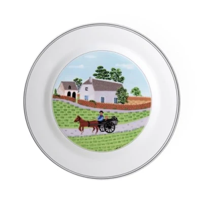 Afbeelding van Villeroy &amp; Boch Design Naif Eetbord van hoogwaardig porselein