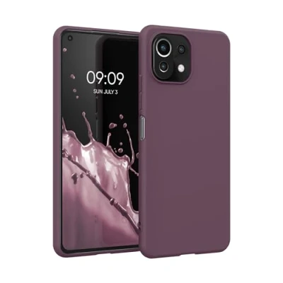 Afbeelding van kwmobile telefoonhoesje geschikt voor Xiaomi 11 Lite (5G) NE / Mi Hoesje smartphone Back cover in Bleke iris