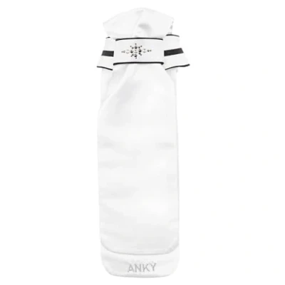 Image de ANKY Plastron Stone Deluxe Blanc Noir S