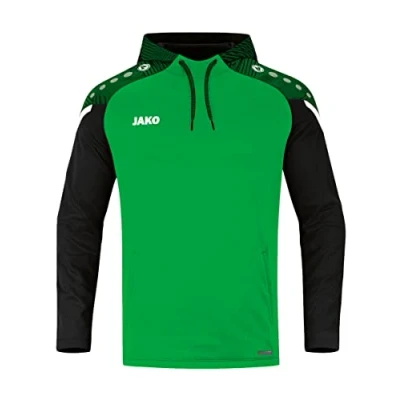 Afbeelding van Sweater met kap Performance Zachtgroen/zwart / 4XL