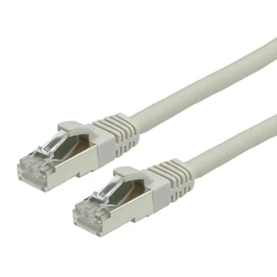 Afbeelding van VALUE Patchkabel Cat.6 (Class E) S/FTP (PiMF), LS0H, grijs, 1 m