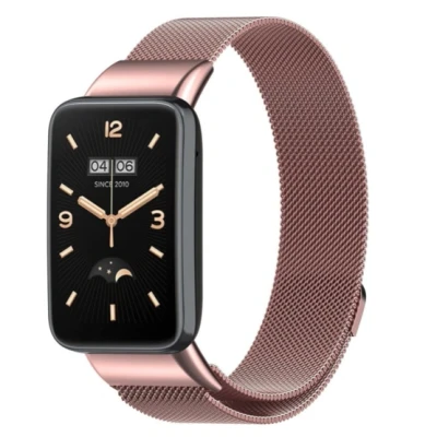 Afbeelding van Milanese bandje Rosé goud Xiaomi Smart Band 7 Pro