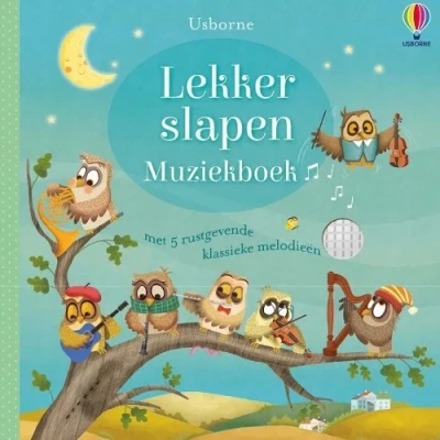 Afbeelding van Uitgeverij usborne muziekboek lekker slapen