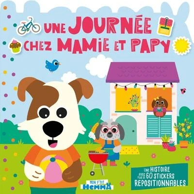 Image de Mon P&#039;tit Hemma Une journée chez Mamie et Papy histoire avec plus de 60 stickers repositionnables