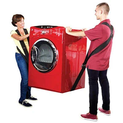 Image de ShoulderDolly Sangles de déménagement Sangle levage pour 2 déménageurs Déplacer et soulever des meubles, appareils électroménagers, objets lourds plus facilement LD2001